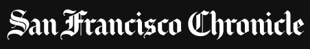 SF Chronicle masthead - white text on black field: San Francisco Chronicle
